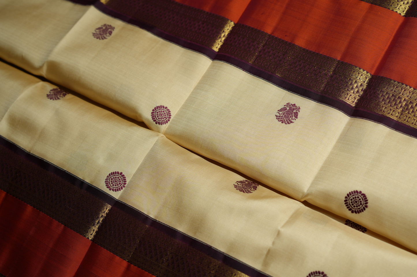 Ambaram Kanjivaram Silk Saree -AMB-MARGL-028 (3 Gram Gold Zari)