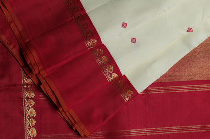 Ambaram Kanjivaram Silk Saree -AMB-MRGLD-032 (3 Gram Gold Zari)