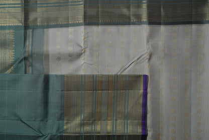 Ambaram Kanjivaram Silk Saree -AMB-GRGEGL-036 (3 Gram Gold Zari)