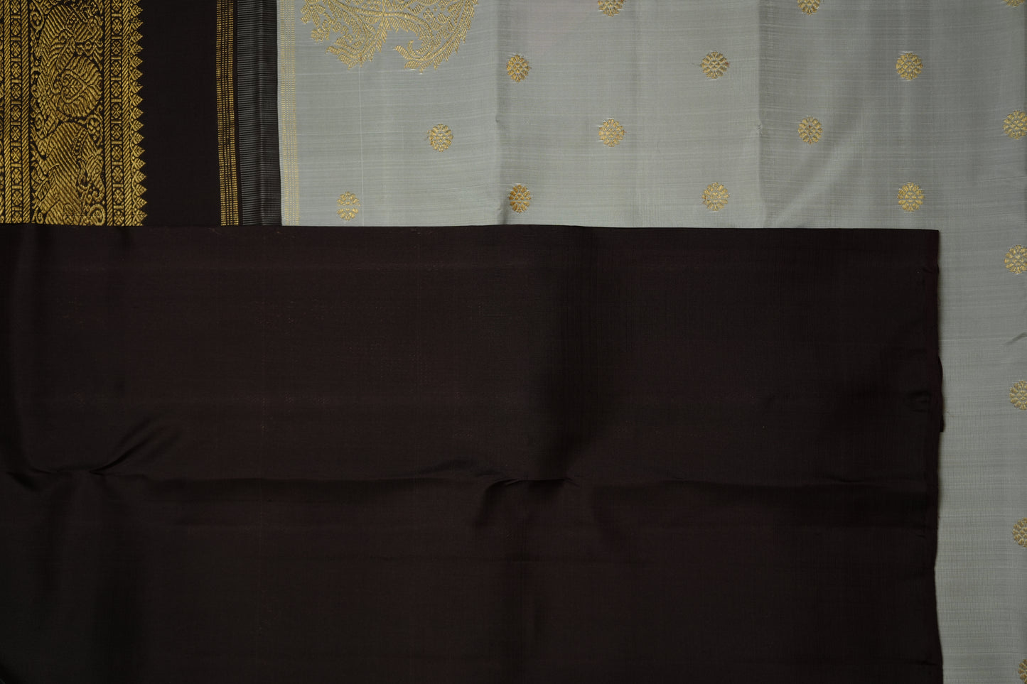 Ambaram Kanjivaram Silk Saree -AMB-MDBGD-038 (3 Gram Gold Zari)