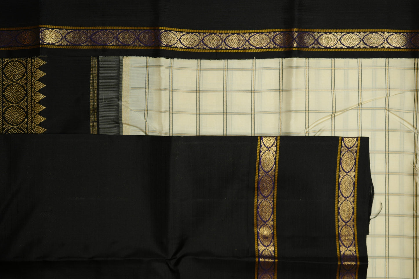 Ambaram Kanjivaram Silk Saree -AMB-BRMYL-043 (3 Gram Gold Zari)