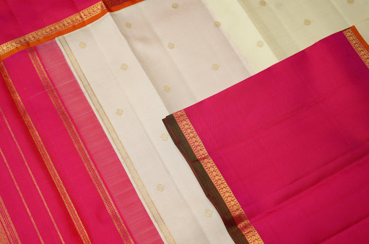 Ambaram Kanjivaram Silk Saree -AMB-PNIVGD-044 (3 Gram Gold Zari)