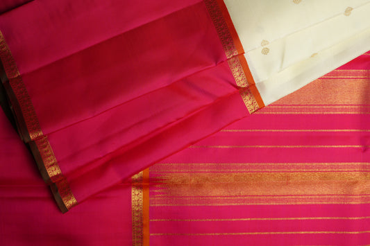 Ambaram Kanjivaram Silk Saree -AMB-PNIVGD-044 (3 Gram Gold Zari)