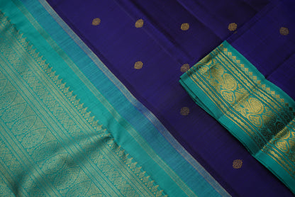 Ambaram Kanjivaram Silk Saree -AMB-VLZGR-046 (3 Gram Gold Zari)