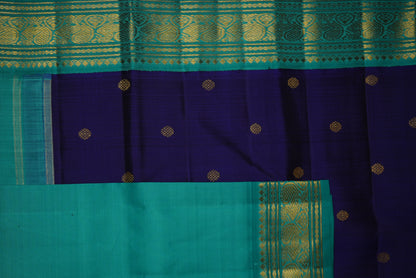 Ambaram Kanjivaram Silk Saree -AMB-VLZGR-046 (3 Gram Gold Zari)