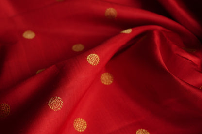 Ambaram Kanjivaram Silk Saree -AMB-RDGD-051 (3 Gram Gold Zari)