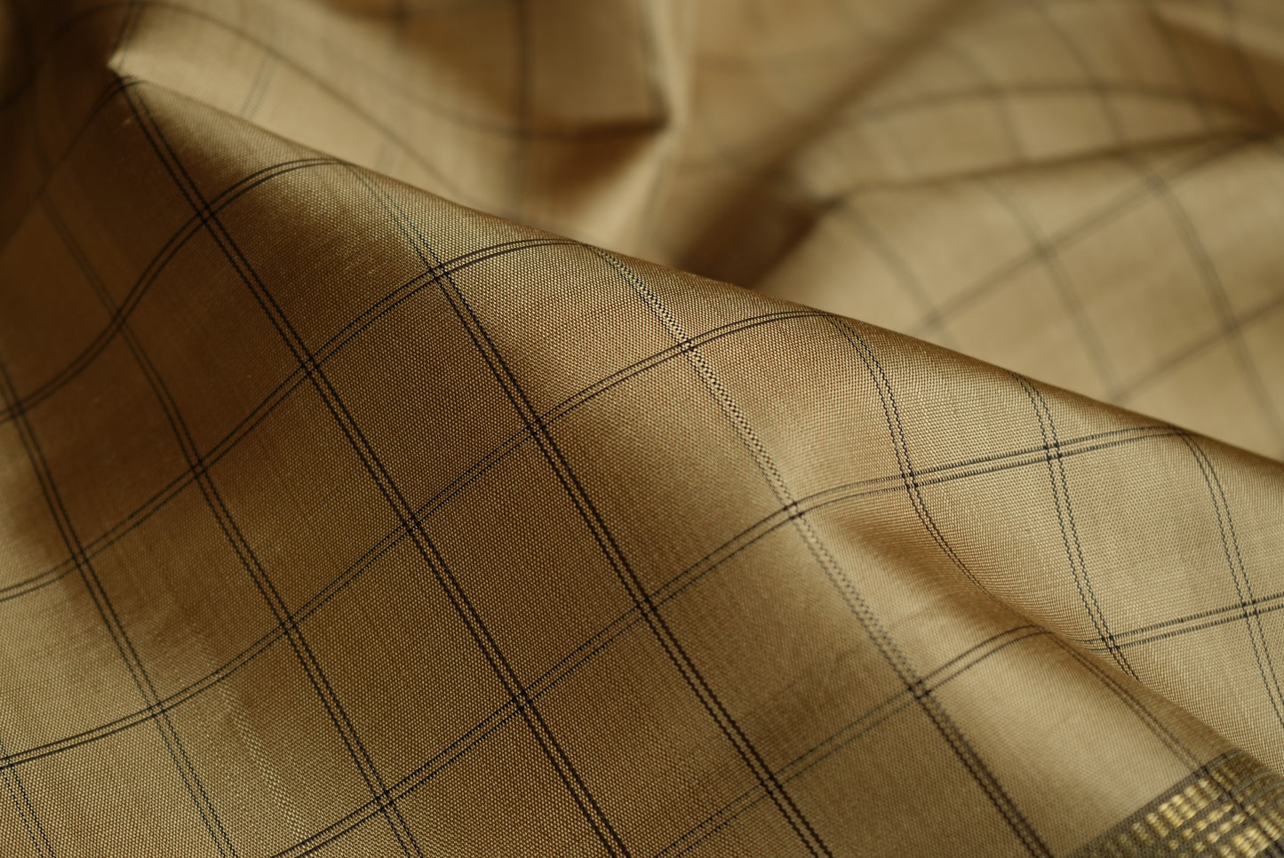 Ambaram Kanjivaram Silk Saree -AMB-BLKGD-053 (3 Gram Gold Zari)