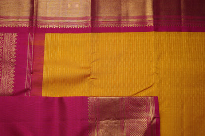 Ambaram Kanjivaram Silk Saree -AMB-MUYLME-056 (3 Gram Gold Zari)