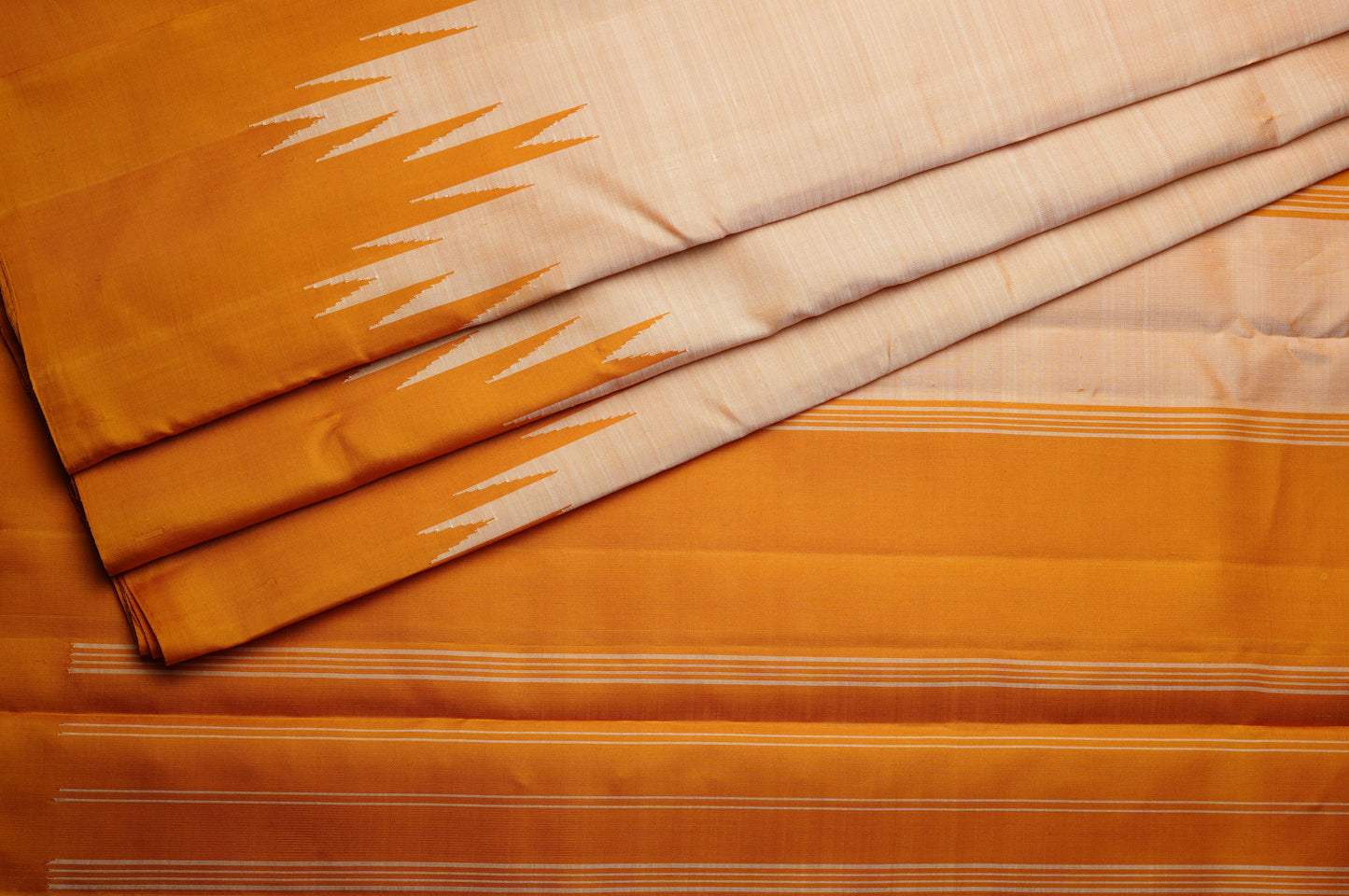 Ambaram Kanjivaram Silk Saree -AMB-MUORG-059 (3 Gram Gold Zari)