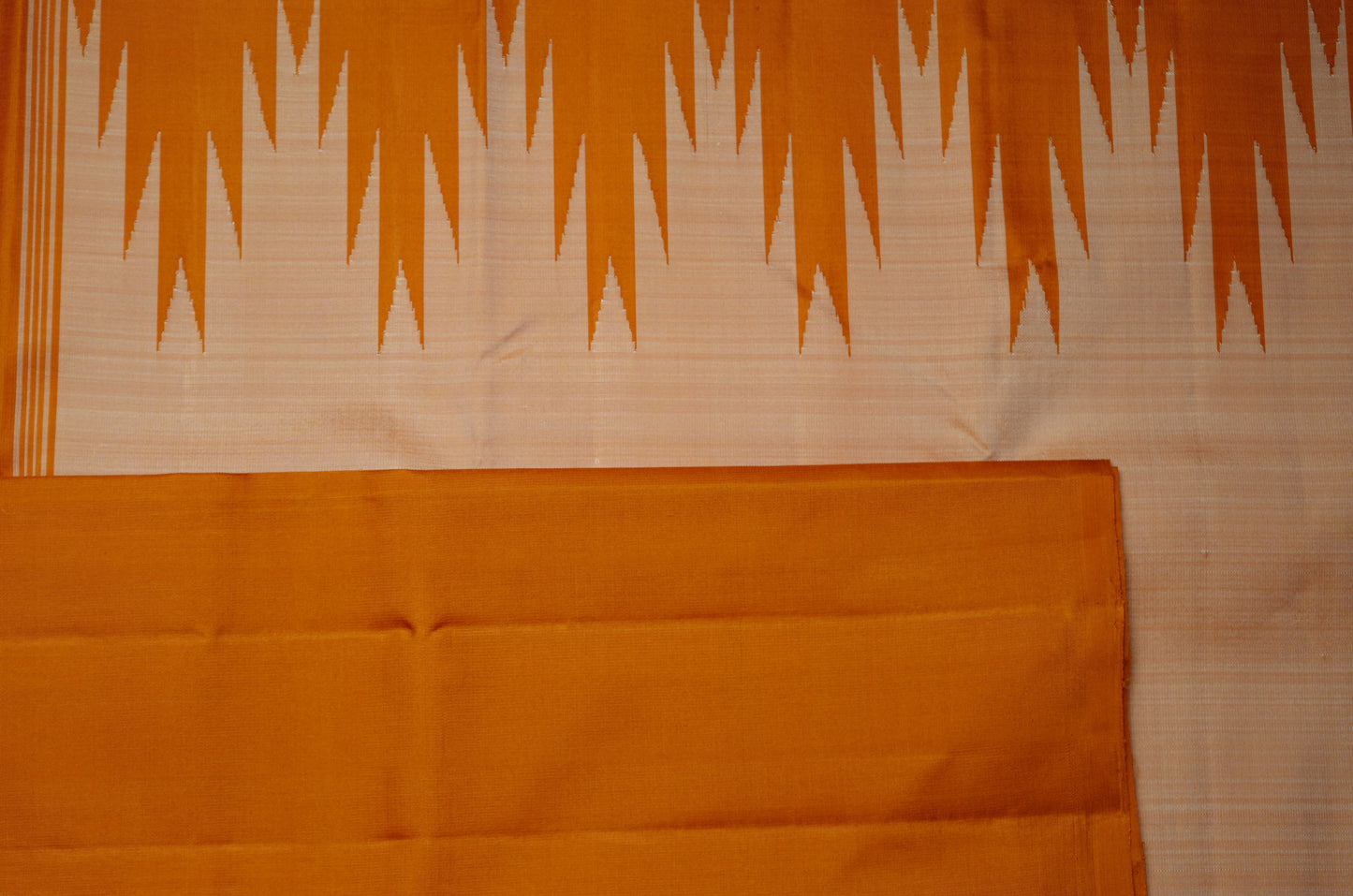 Ambaram Kanjivaram Silk Saree -AMB-MUORG-059 (3 Gram Gold Zari)