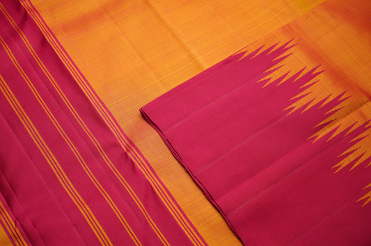 Ambaram Kanjivaram Silk Saree -AMB-MGORG-60 (3 Gram Gold Zari)