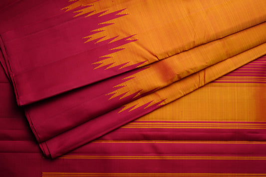 Ambaram Kanjivaram Silk Saree -AMB-MGORG-60 (3 Gram Gold Zari)