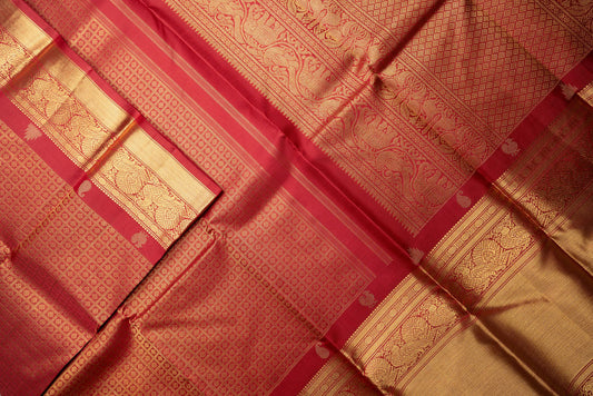 Amabaram Kanjivaram Silk Saree – AMB-GDZ-012 (5 Gram Gold Zari)