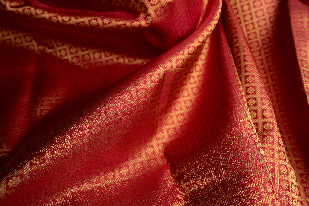Amabaram Kanjivaram Silk Saree – AMB-GDZ-012 (5 Gram Gold Zari)