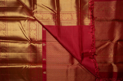 Amabaram Kanjivaram Silk Saree – AMB-GDZ-012 (5 Gram Gold Zari)