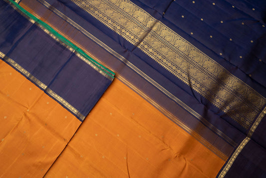 Amabaram Kanjivaram Silk Saree – AMB-YLW-015 (3 Gram Gold Zari)