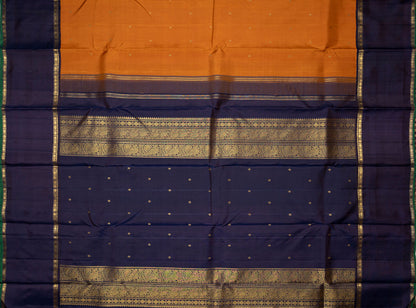 Amabaram Kanjivaram Silk Saree – AMB-YLW-015 (3 Gram Gold Zari)