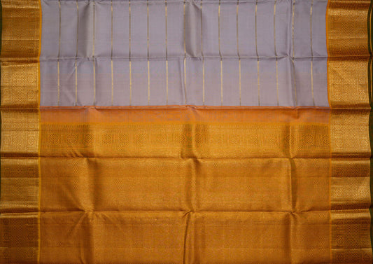 Amabaram Kanjivaram Silk Saree – AMB-GD-010 (3 Gram Gold Zari)