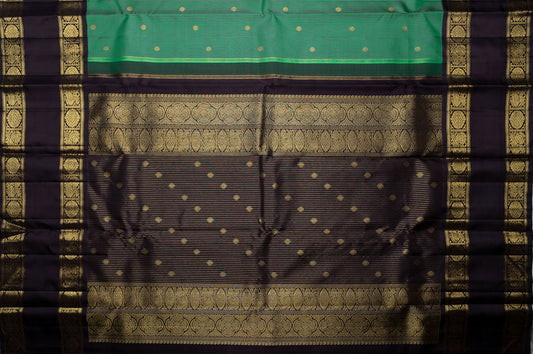 Amabaram Kanjivaram Silk Saree – AMB-GR-005 (3 Gram Gold Zari)