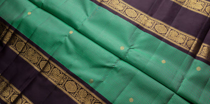 Amabaram Kanjivaram Silk Saree – AMB-GR-005 (3 Gram Gold Zari)
