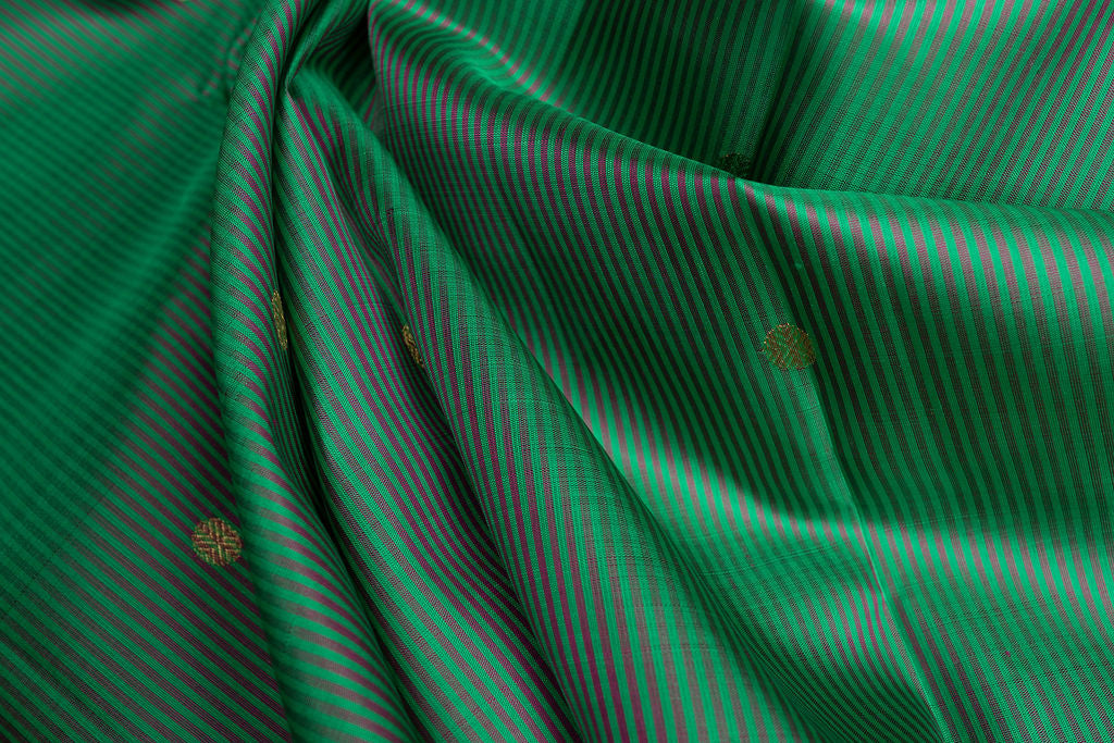 Amabaram Kanjivaram Silk Saree – AMB-GR-005 (3 Gram Gold Zari)