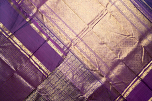 Amabaram Kanjivaram Silk Saree – AMB-PP-006 (3 Gram Gold Zari)