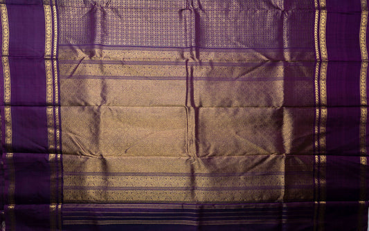 Amabaram Kanjivaram Silk Saree – AMB-PP-006 (3 Gram Gold Zari)