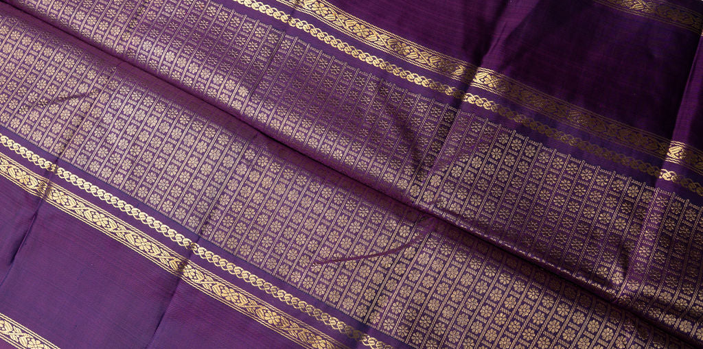 Amabaram Kanjivaram Silk Saree – AMB-PP-006 (3 Gram Gold Zari)