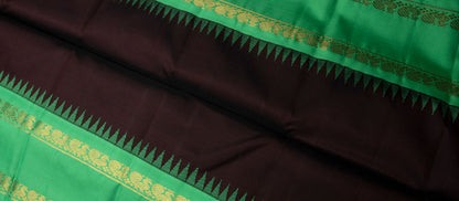 Amabaram Kanjivaram Silk Saree – AMB-BLK-009 (4 Grams Gold Zari)