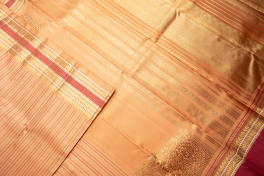 Amabaram Kanjivaram Silk Saree – AMB-PK-008 (3 Gram Gold Zari)