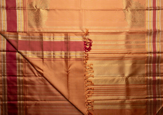 Amabaram Kanjivaram Silk Saree – AMB-PK-008 (3 Gram Gold Zari)