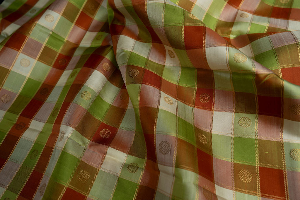 Amabaram Kanjivaram Silk Saree – AMB-Bl-002 (3 Gram Gold Zari )